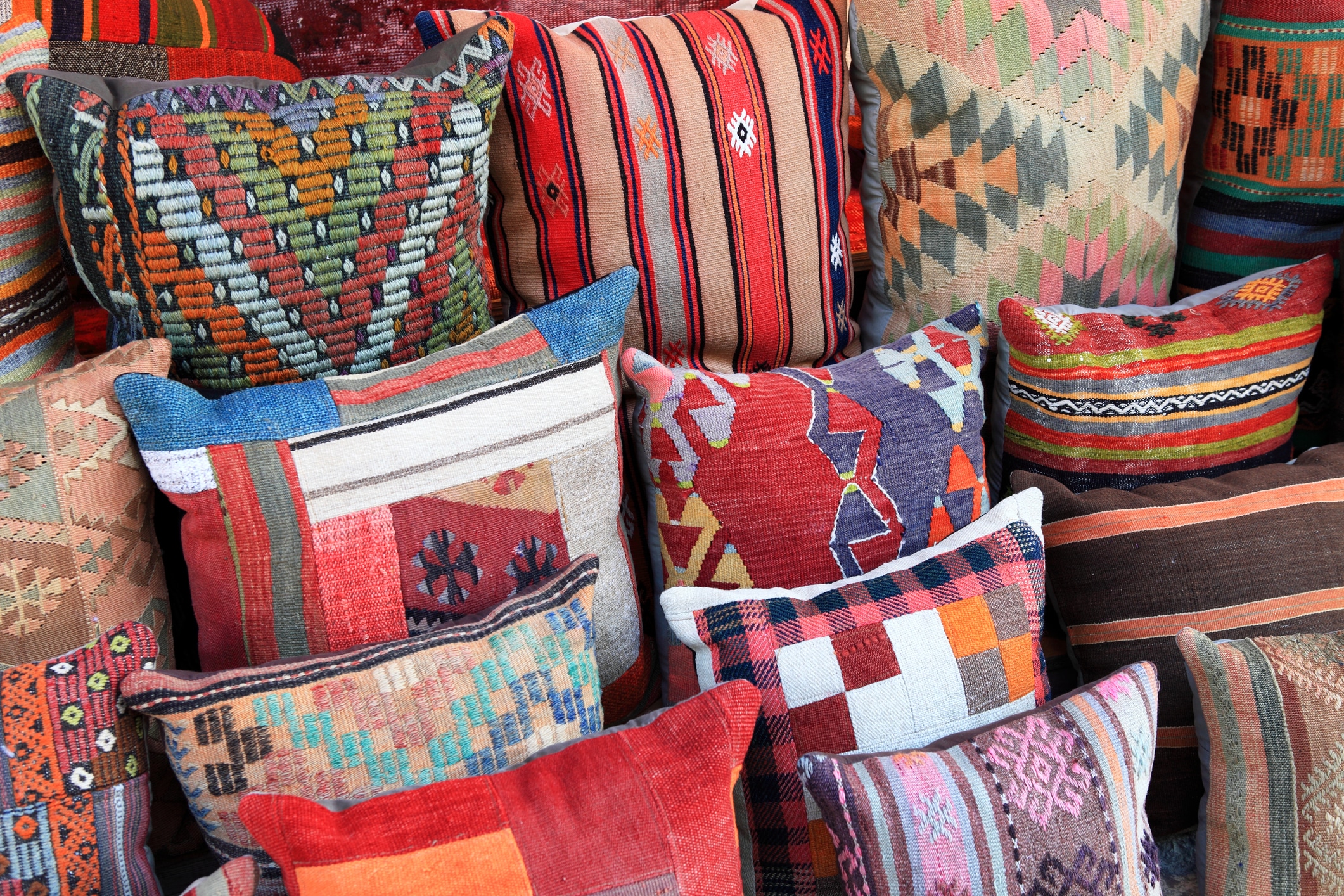 VIntage Scarf Pillow